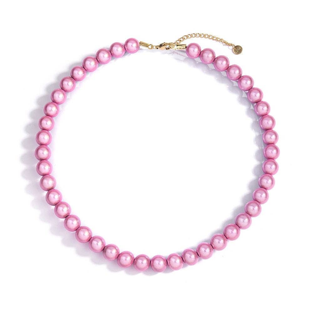 Fox par Ren GmbH - Collier Magic Pearls Yuri en Altrose