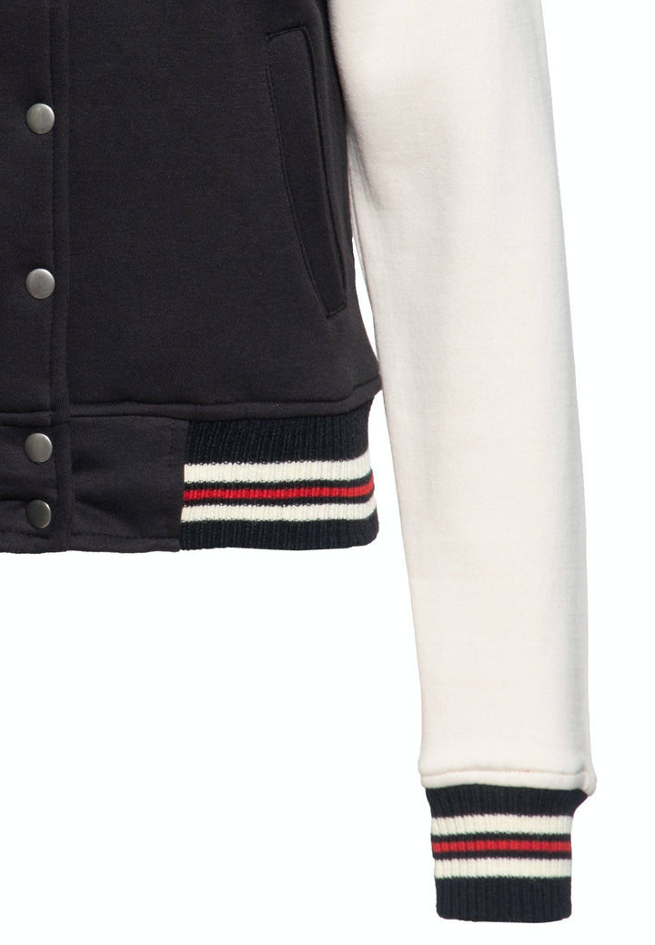 Queen Kerosin – Collegejacke "I Can Do It" in schwarz