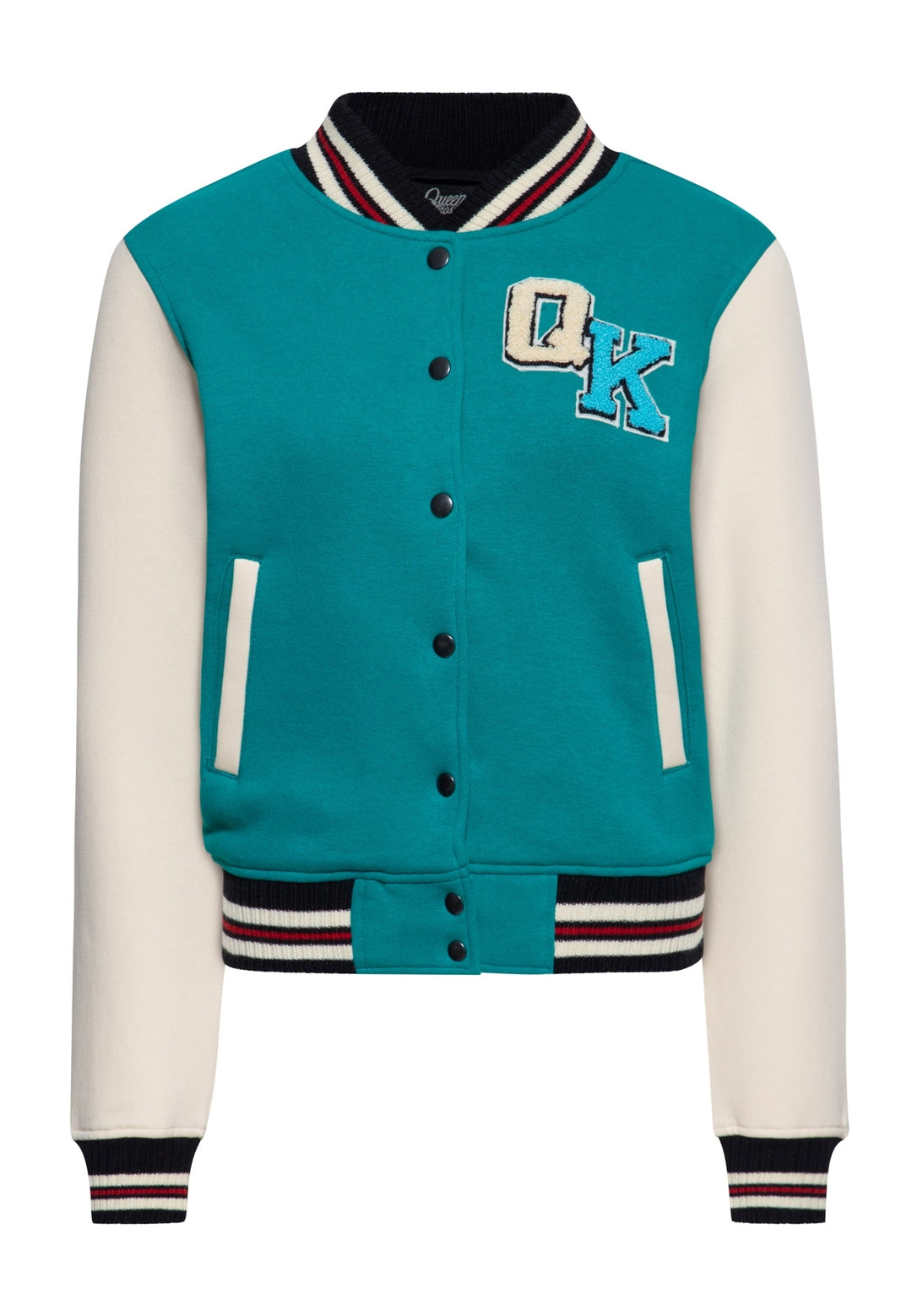 Queen Kerosin - Collegejacke Dolce far niente aqua