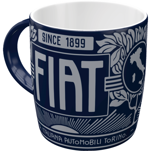 Cup - Fiat Since 1899 Logo Blue