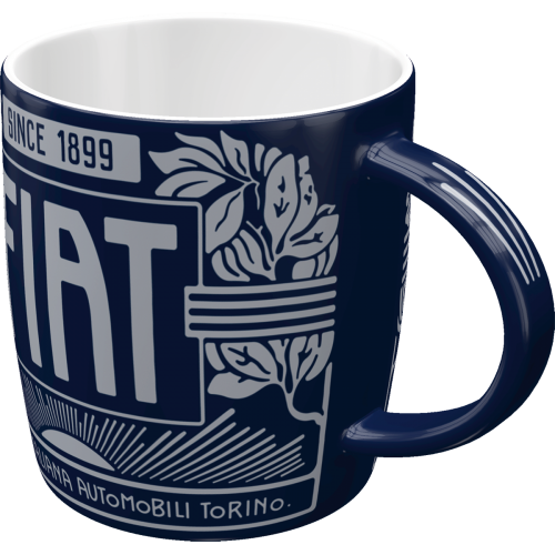 Tazza - Fiat Dal 1899 Logo Blu