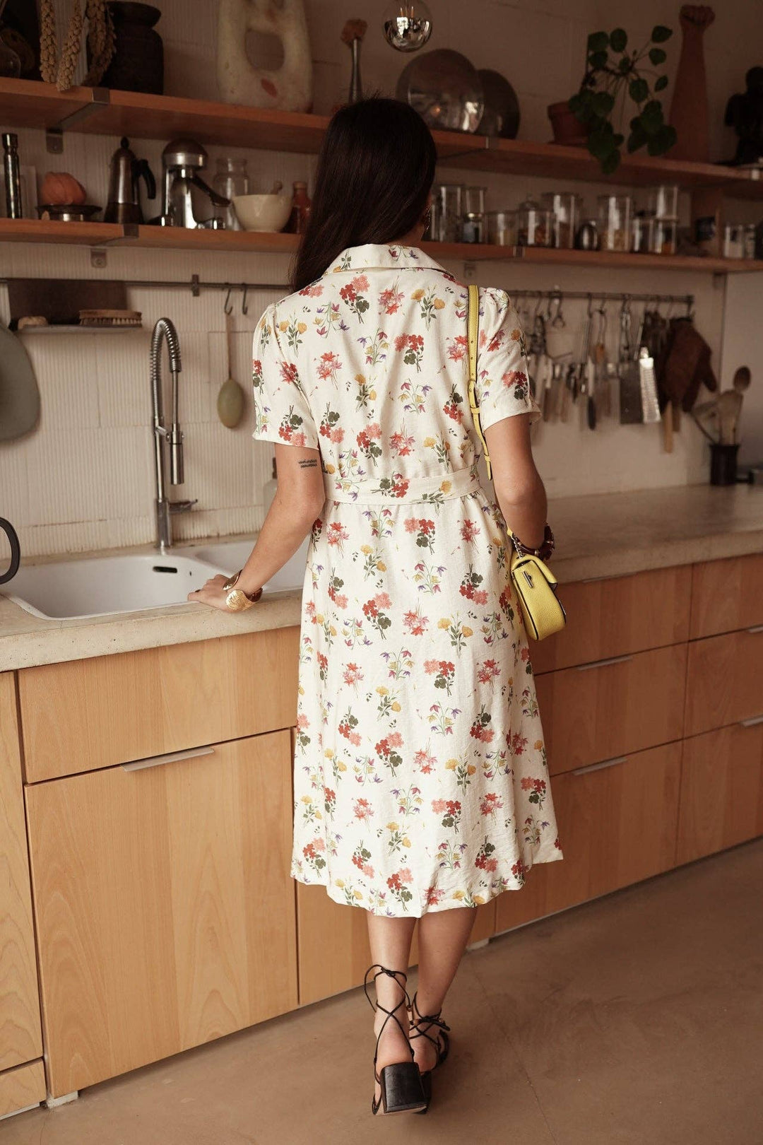 Nahara Flower Dress creme