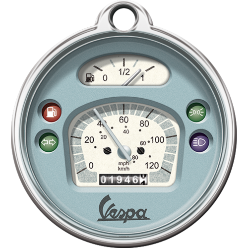 Keychain - Vespa Speedometer