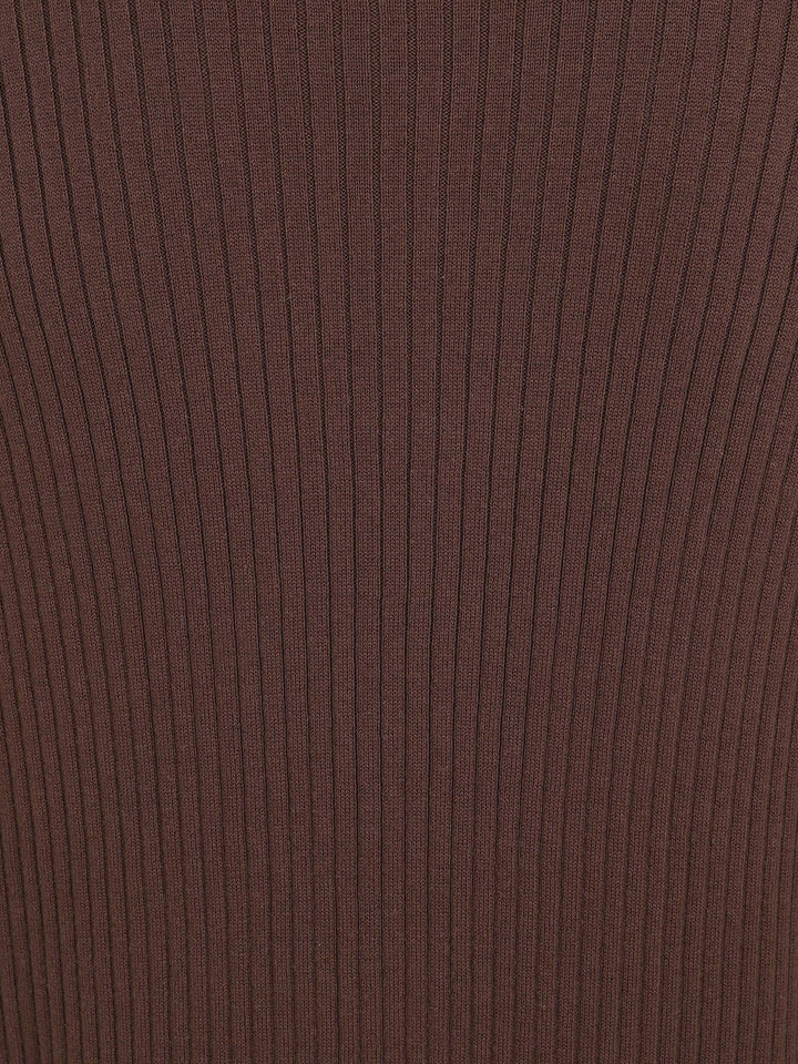 Mark Texture Strickpullover  in braun