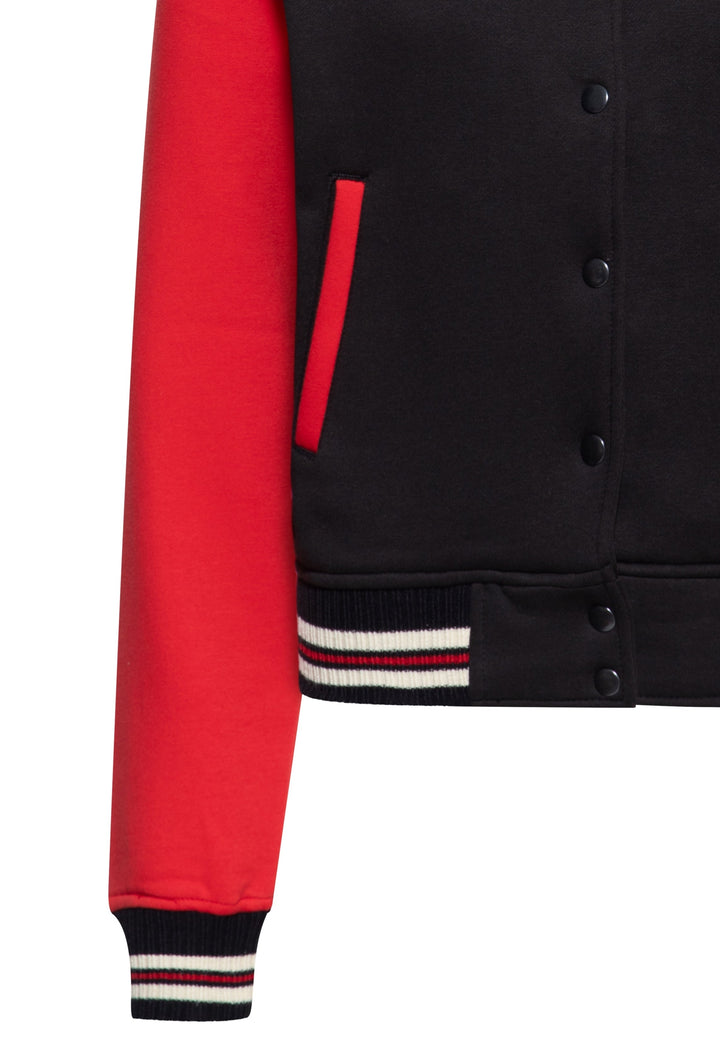 Queen Kerosin - College Sweat Jacket »Q« in red