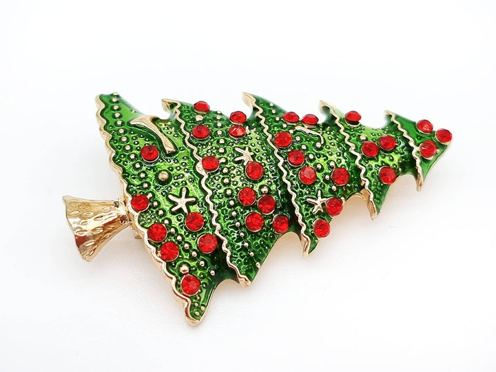 Weihnachtsbrosche „Weihnachtsbaum“