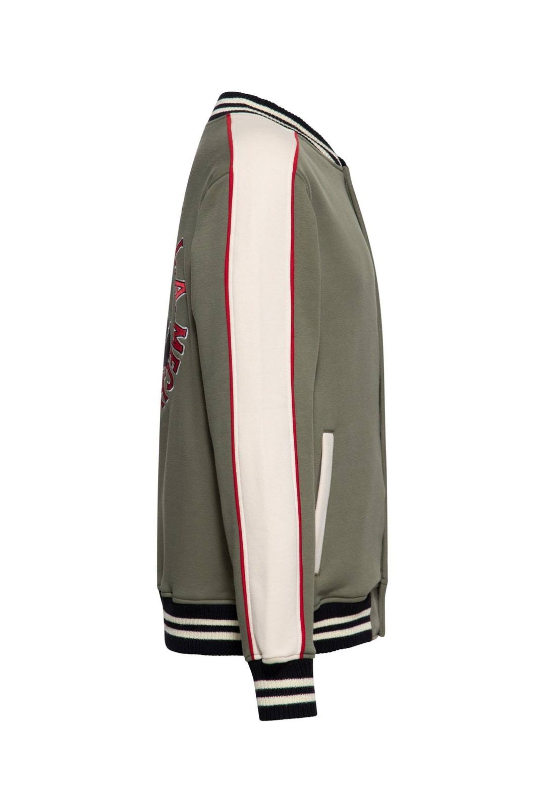 King Kerosin –  Collegejacke Long Beach Mechanic Dude khaki