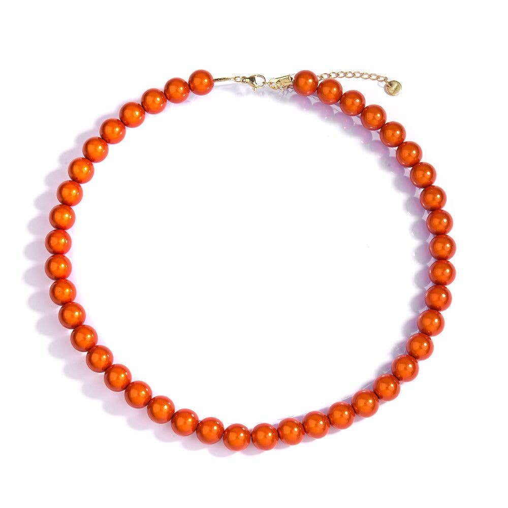 Fox par Ren GmbH - Collier Magic Pearls Yuri en Orange