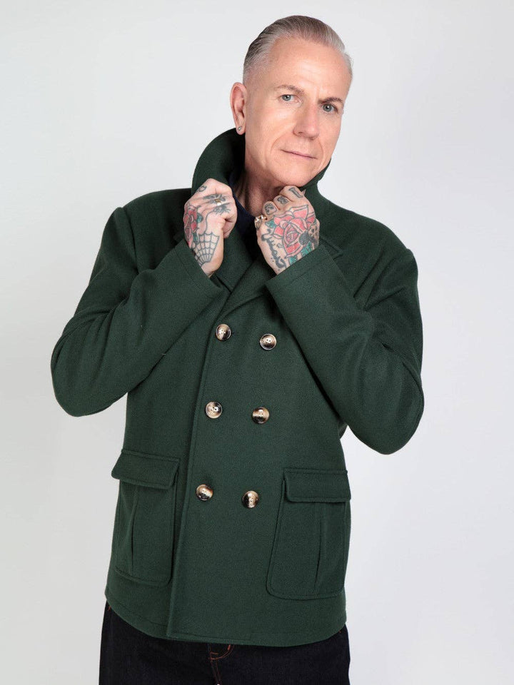 Lindy Bop - Blake-Pea-Coat in grün
