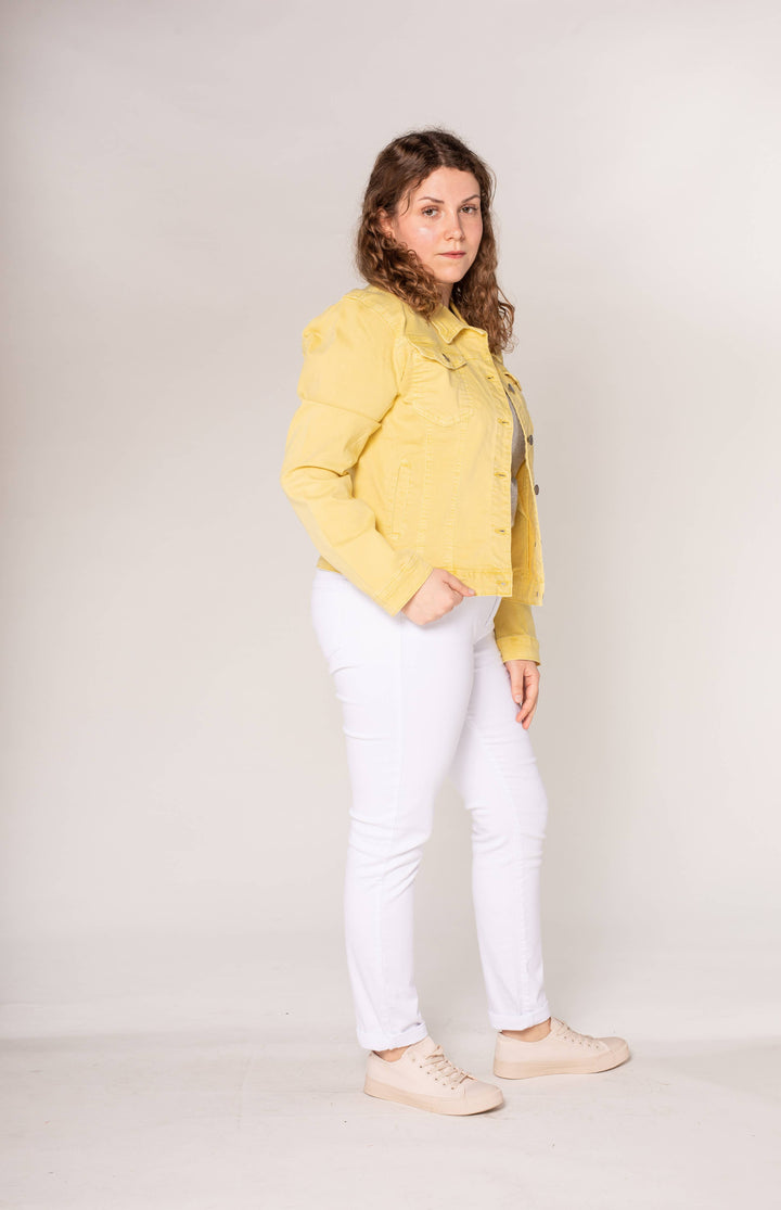 Kurze Stretch-Jacke in navy