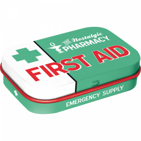 Pfefferminzdose - First Aid Green