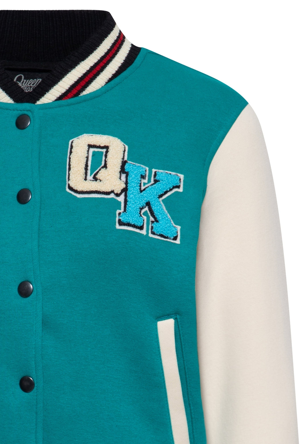 Queen Kerosin - Collegejacke Dolce far niente aqua