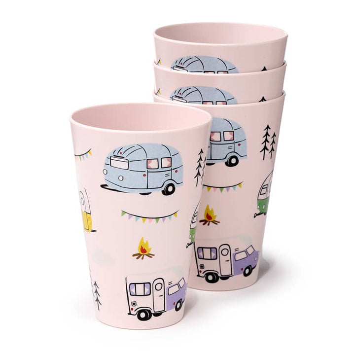 Vasos de picnic Wildwood Caravan de RPET, 4 piezas