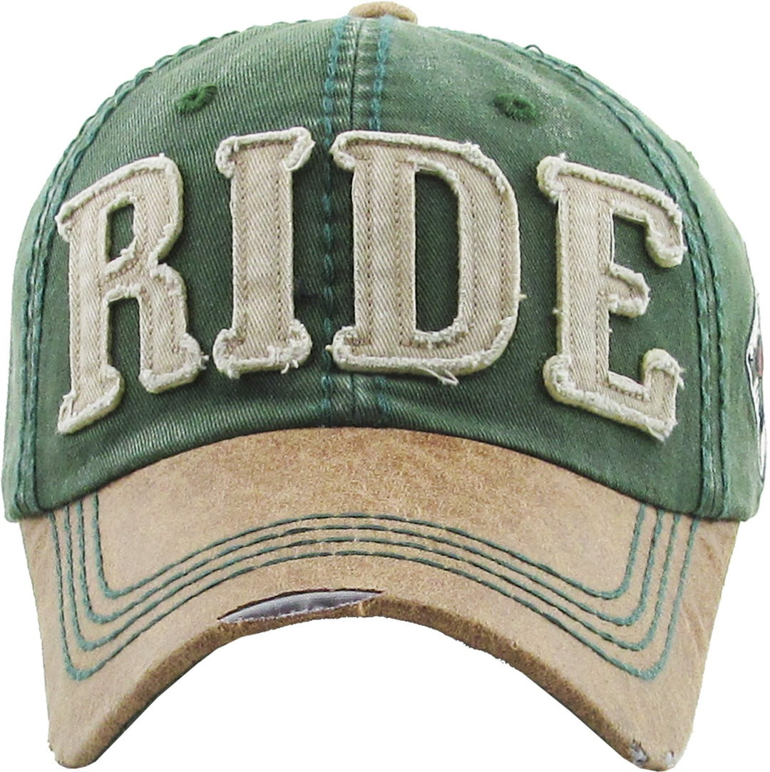 RIDE Vintage Baseball Cap green