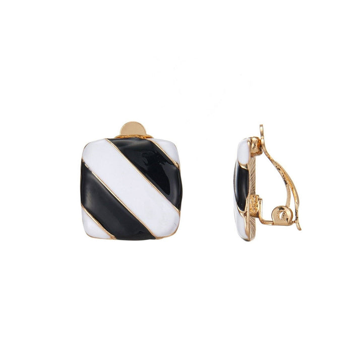 Bikilu Earrings Clip in Black