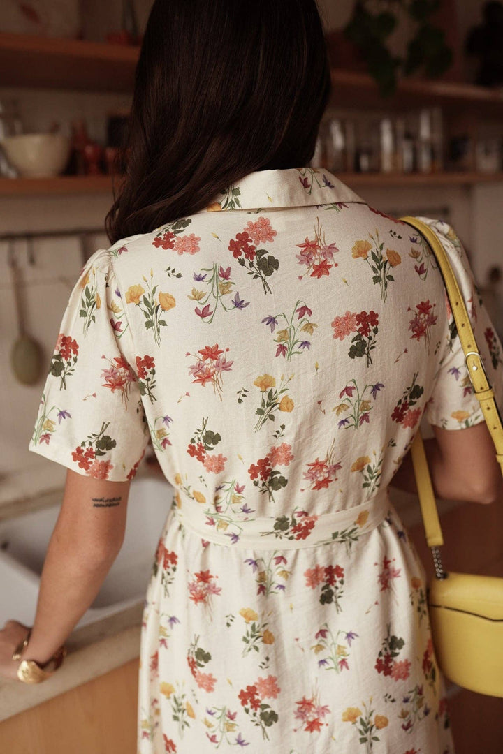 Nahara Flower Dress creme
