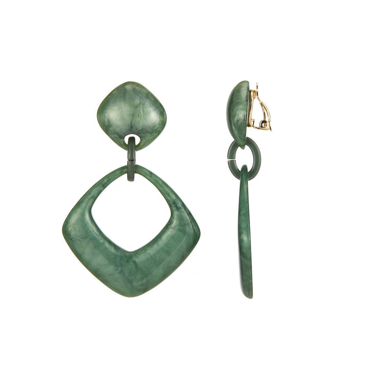 Ear clip Eliane: Green