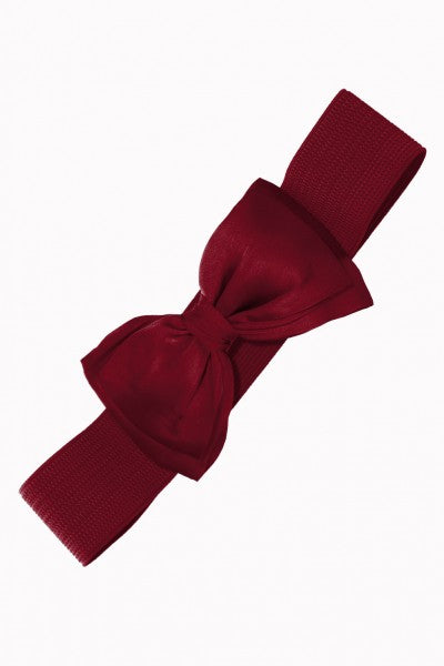 Banned Retro - Ceinture extensible Bella en bordeaux