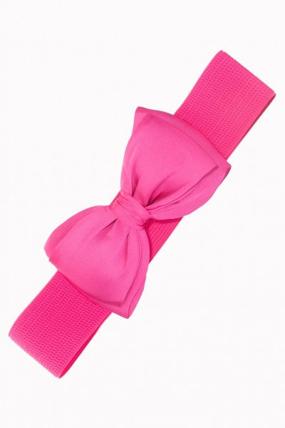 Banned Retro - Stretch Belt Bella Belt in pink