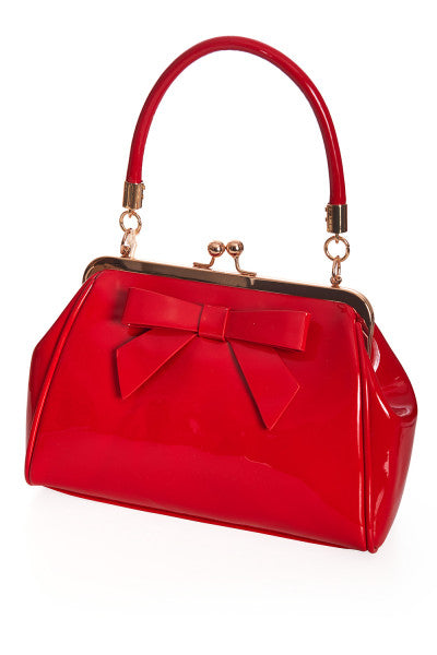 Banned Retro - Bolsa de mano California Nights roja