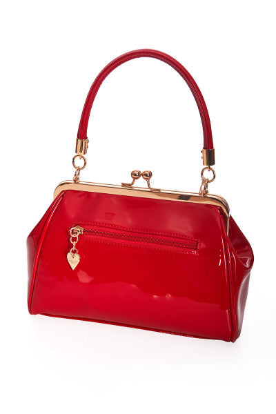 Banned Retro - Bolsa de mano California Nights roja