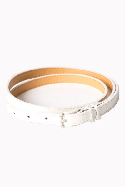 Banned Retro - Ceinture Come Back en blanc