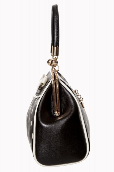 Banned Retro - Crazy Little Thing Bag en negro / blanco