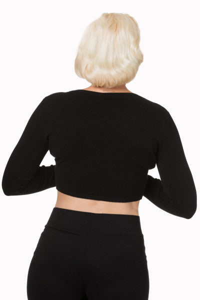 Banned Retro - Flickers Bolero in black