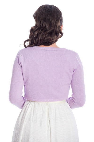 Banned Retro - Flickers Bolero in lilac