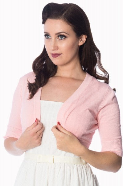 Banned Retro - Hudson Bolero in pink