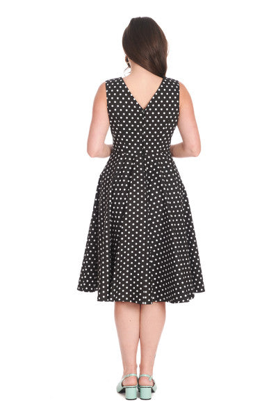 Banned Retro - Vestido Summer of Spots en negro