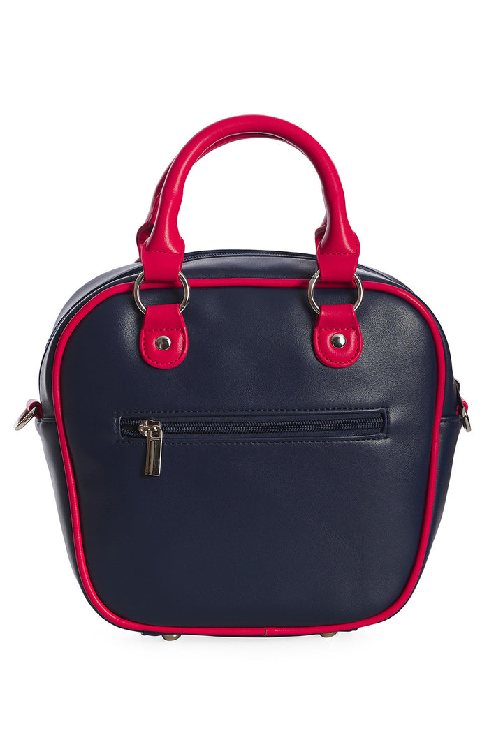 Banned Retro - Superstar Mini Bowling Bag in navy