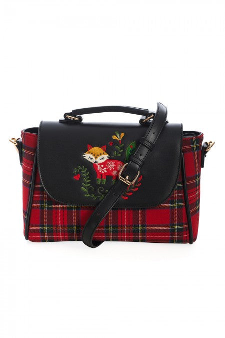 Banned Retro - Scandi Christmas Fox Handbag