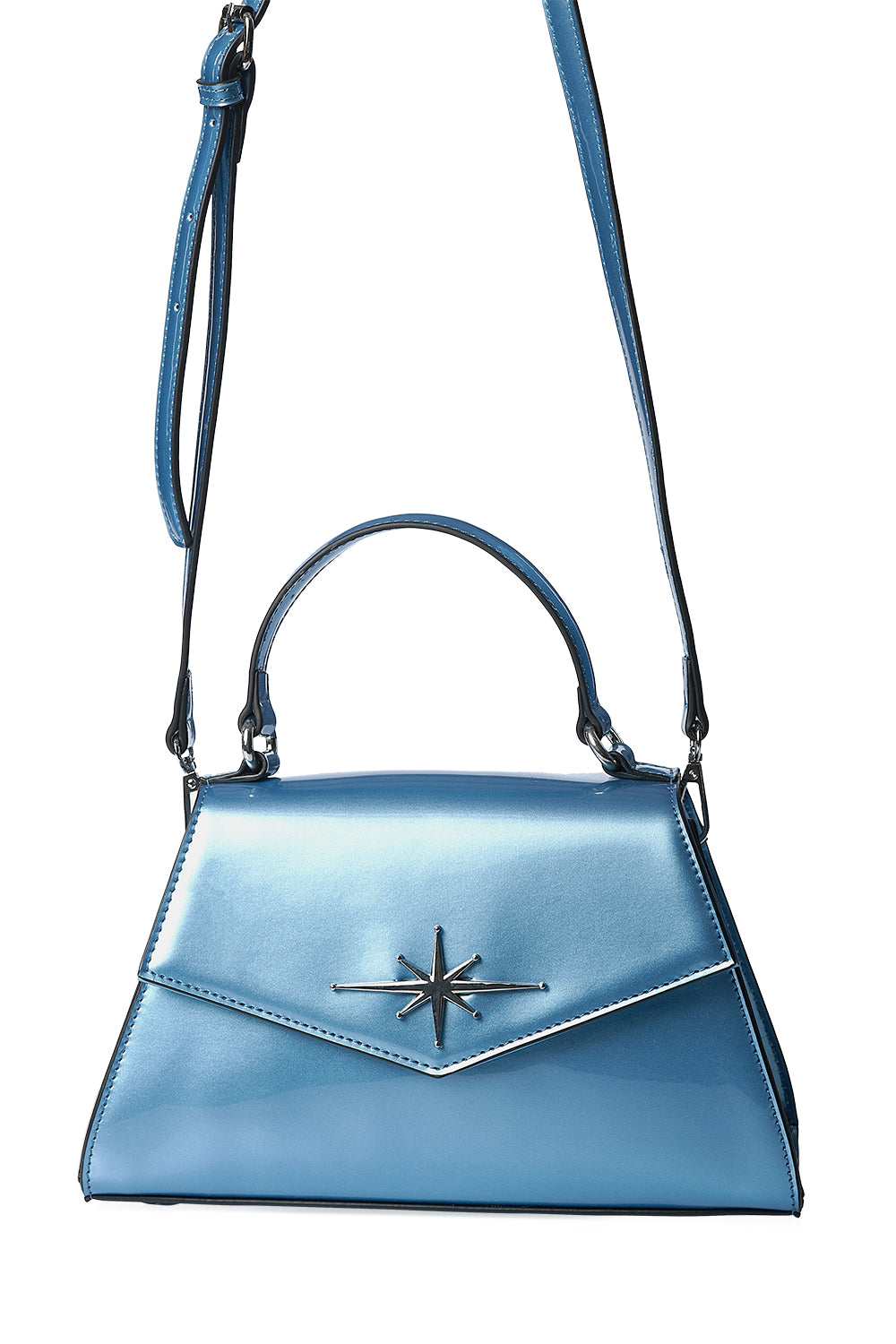 Banned Retro - Dance the Night Away Handbag in blue