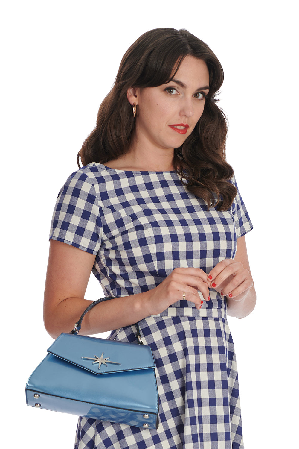 Banned Retro - Dance the Night Away Handbag in blau