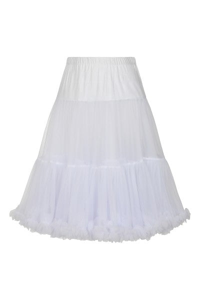 23" - Banned Retro - Petticoat Starlite bianco ghiaccio