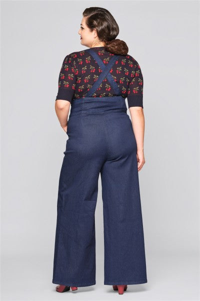 Collectif Womenswear - Pantalones Freya - Latzhose