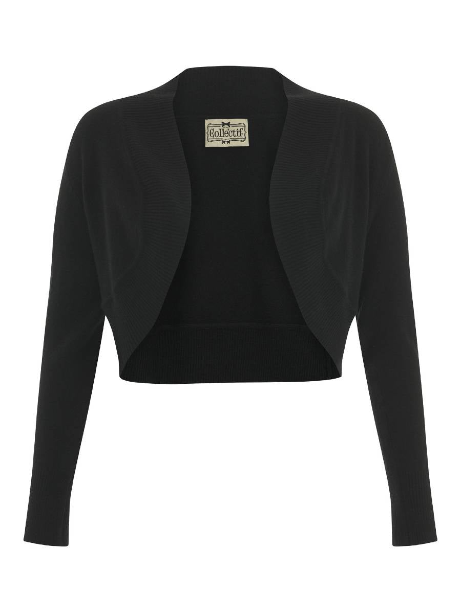 Collectif Womenswear - Jean Bolero en noir