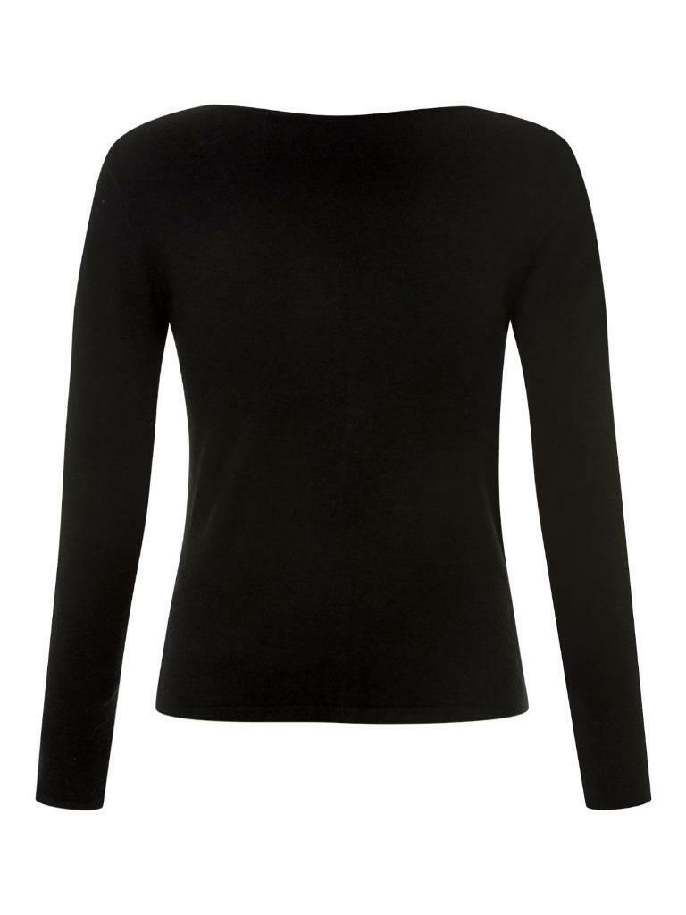 Collective Womenswear - Jo 50s Cherry Cardigan in nero