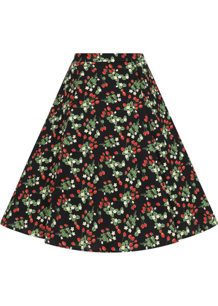 Collectif Womenswear – Luella Wild Strawberries Swing Skirt