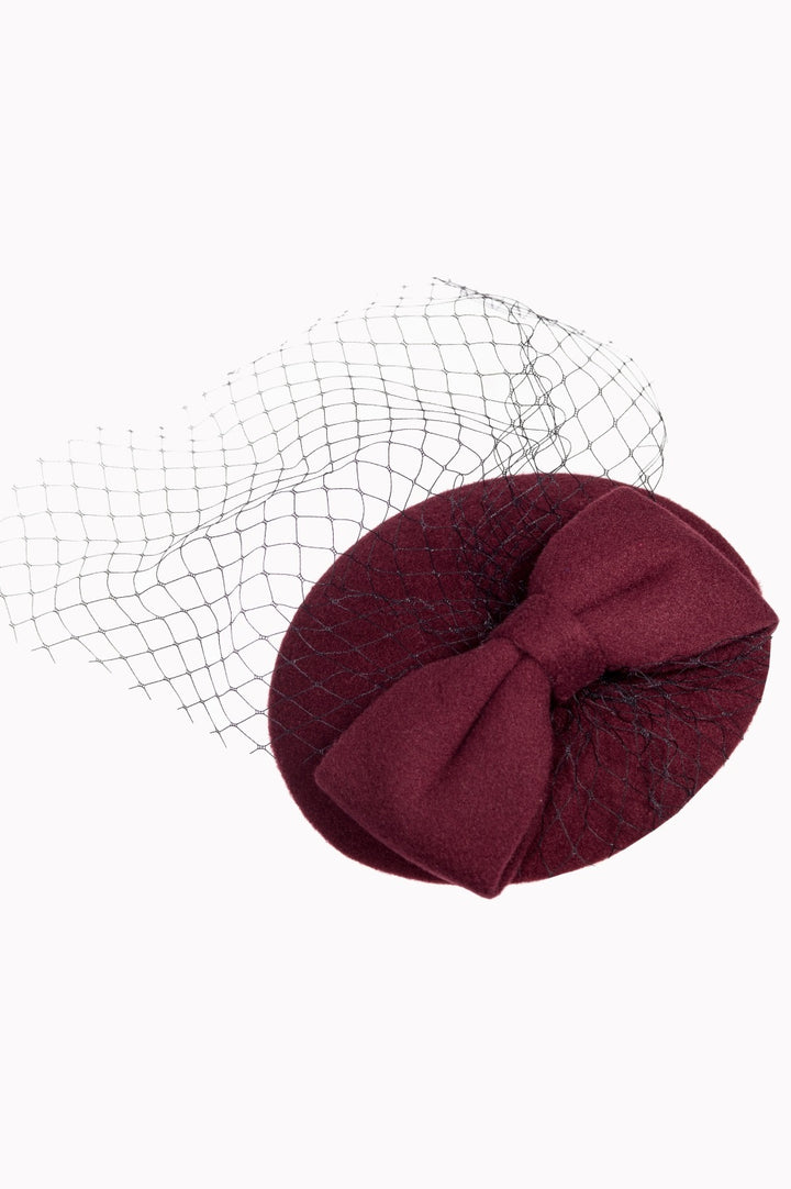 Banned Retro - Chapeau Candice en bordeaux