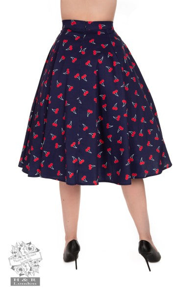 Hearts & Roses - Sweet Cherry Swing Skirt