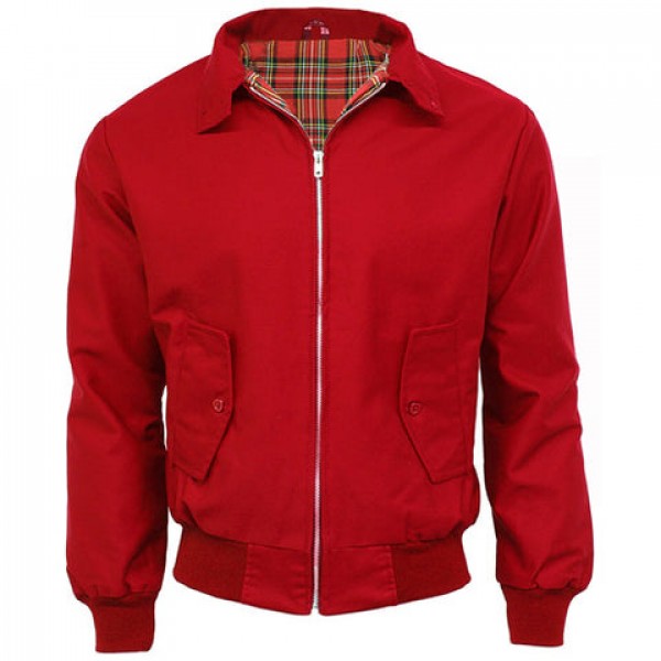 Giacca Harrington Classica in rosso