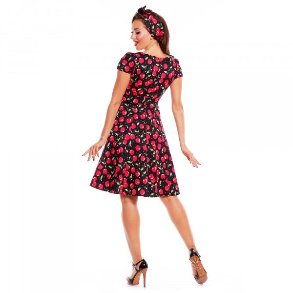 Dolly & Dotty - Claudia Flirty Fifties Style Dress in Cherry