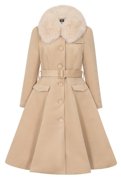 Hearts & Roses - Manteau Matilda Swing en Beige