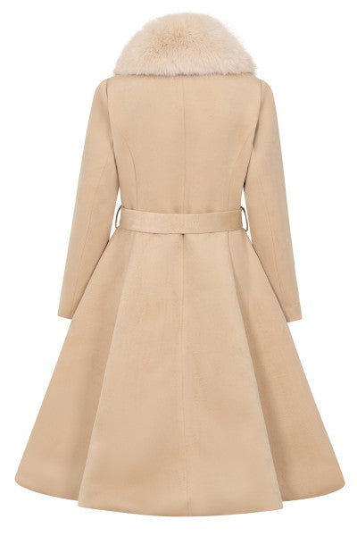 Hearts & Roses - Matilda Swing Coat in Beige