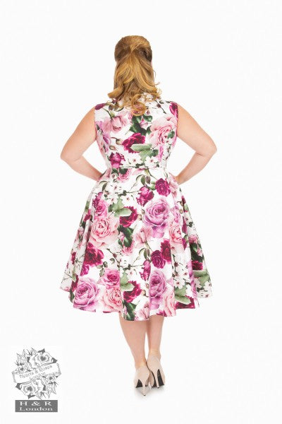 Hearts & Roses - Alice Bloemen Swing Jurk