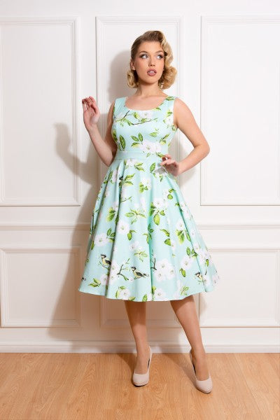 Hearts & Roses - Robe Swing Florale Andrea