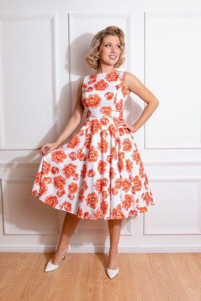 Hearts & Roses - Robe Swing Florale Claire