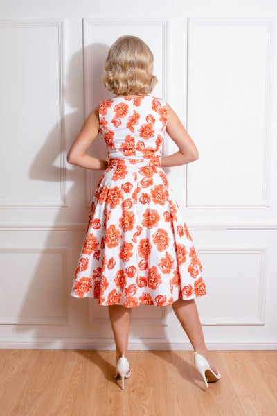 Hearts & Roses - Robe Swing Florale Claire